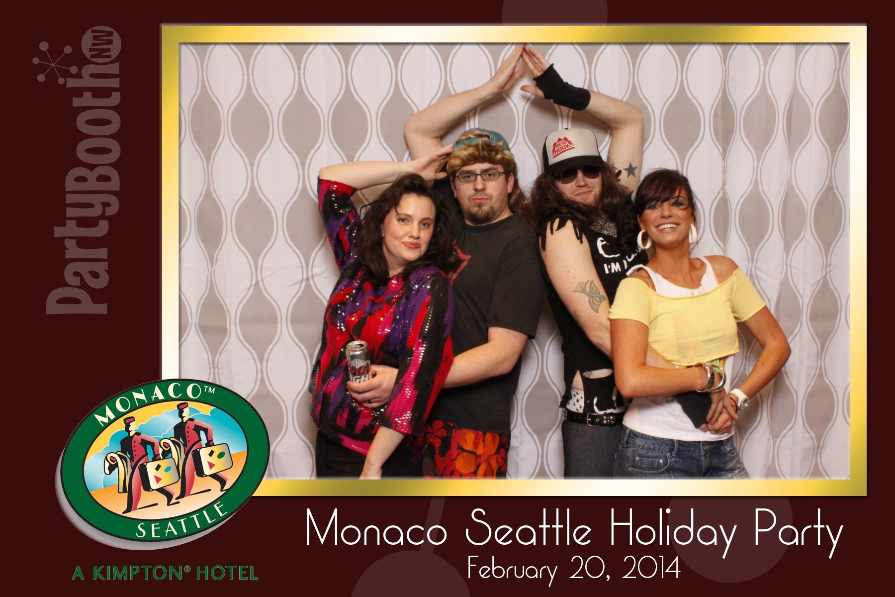 It's the Hotel Monaco Seattle Associate Holiday Party - Tonight We PartyBooth! Seattle Photo Booth ©2014 PartyBoothNW.com