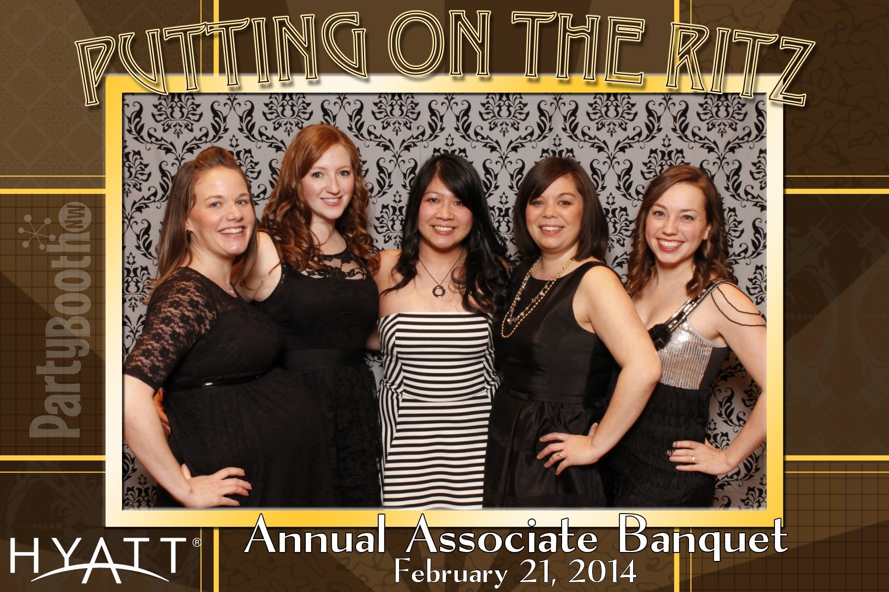 It's the Bellevue Hyatt Regency Annual Awards Banquet - Tonight We PartyBooth! Bellevue Photo Booth ©2014 PartyBoothNW.com