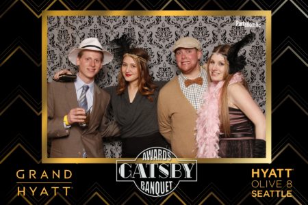 It's the Hyatt Seattle Annual Awards Banquet - Tonight We PartyBooth! Seattle Photo Booth ©2014 PartyBoothNW.com
