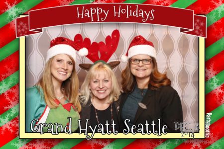 Celebrating the holidays at the Grand Hyatt Seattle with Build-a-Bear Workshop - Tonight We PartyBooth! Seattle Photo Booth ©2014 PartyBoothNW.com