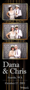 Congratulations Chris & Dana! Seattle Photo Booth ©2015 PartyBoothNW.com - Tonight We PartyBooth!